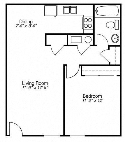 floor plan photo of theidyne apartments